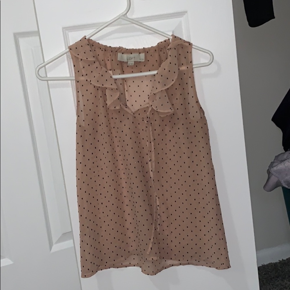 LOFT dot blouse - Picture 3 of 3